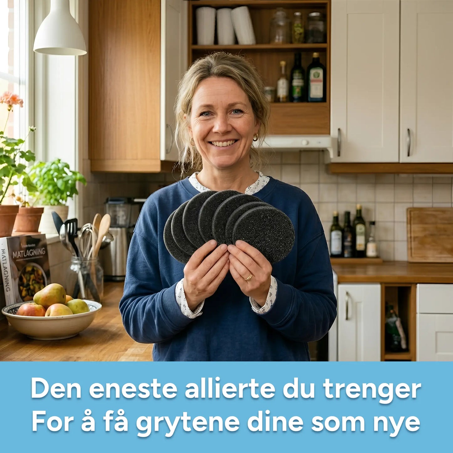 LINOVA RenovaPad™ + GRATIS E-bok Med Naturlige Rengjøringsoppskrifter