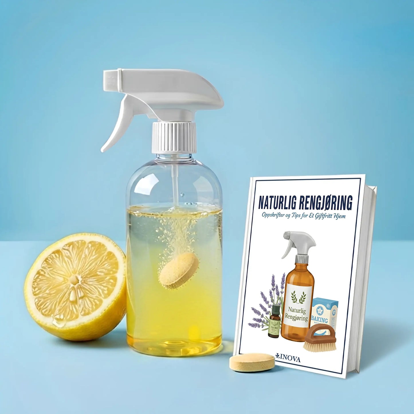 LINOVA AvfettPro™ + GRATIS E-bok Med Naturlige Rengjøringsoppskrifter