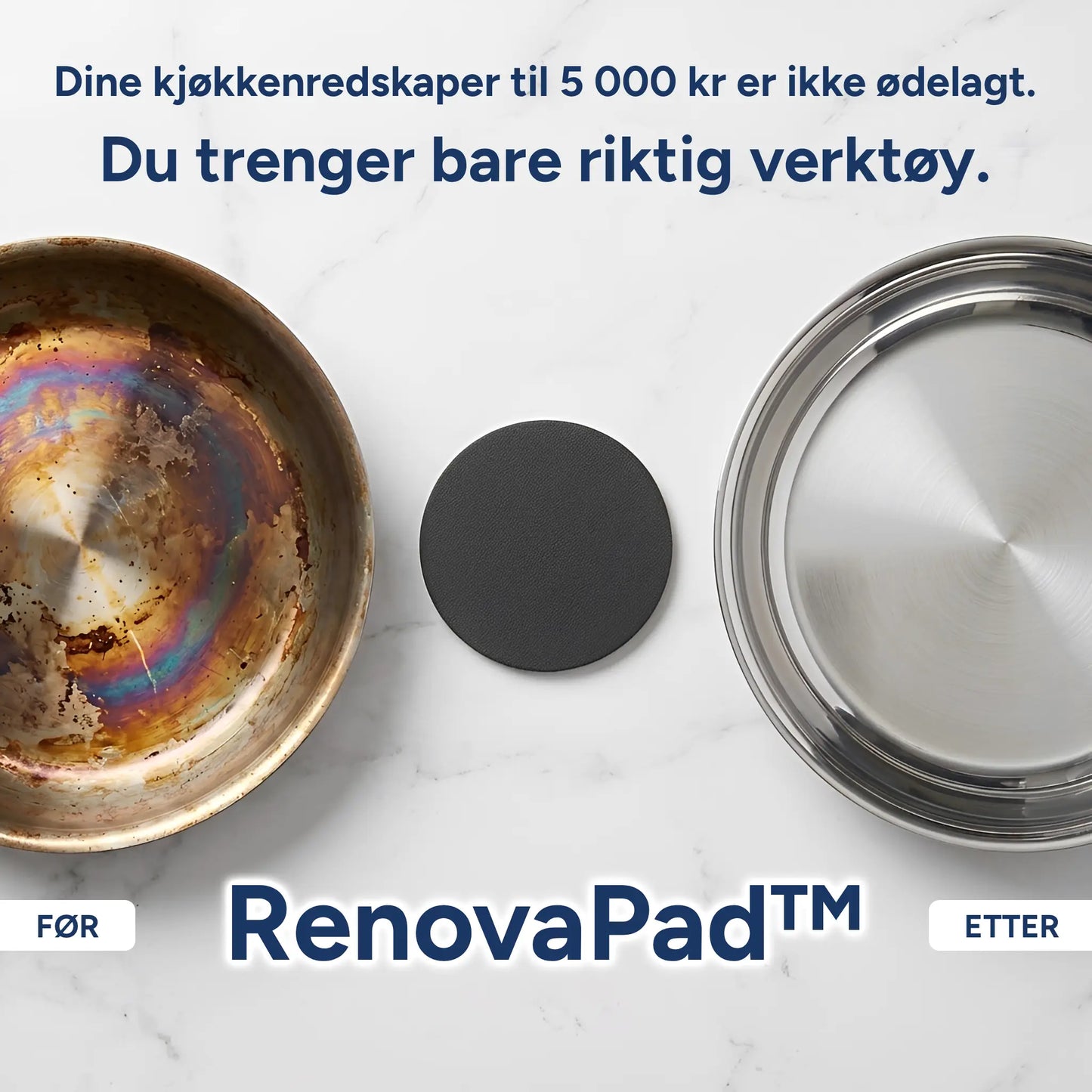 LINOVA RenovaPad™ + GRATIS E-bok Med Naturlige Rengjøringsoppskrifter