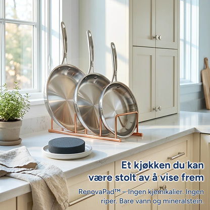 LINOVA RenovaPad™ + GRATIS E-bok Med Naturlige Rengjøringsoppskrifter