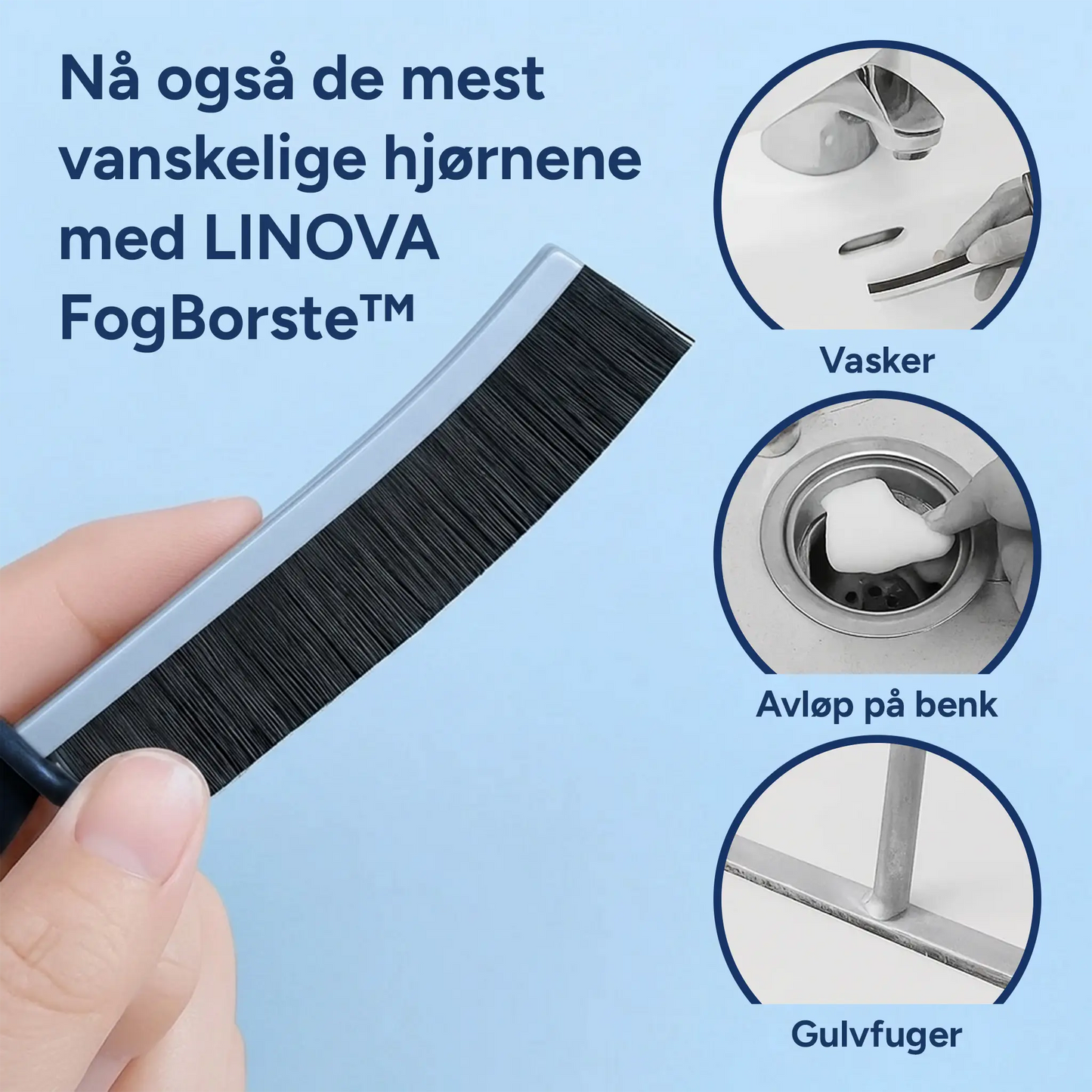 LINOVA FogBorste™ (3 stk)