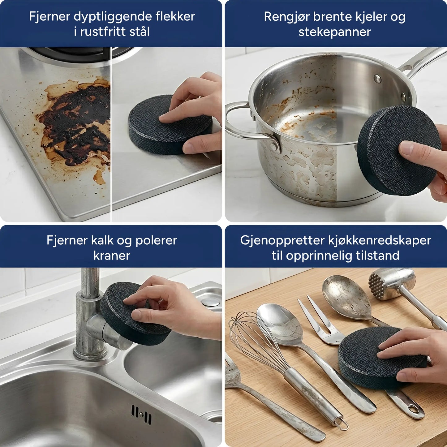 LINOVA RenovaPad™ + GRATIS E-bok Med Naturlige Rengjøringsoppskrifter
